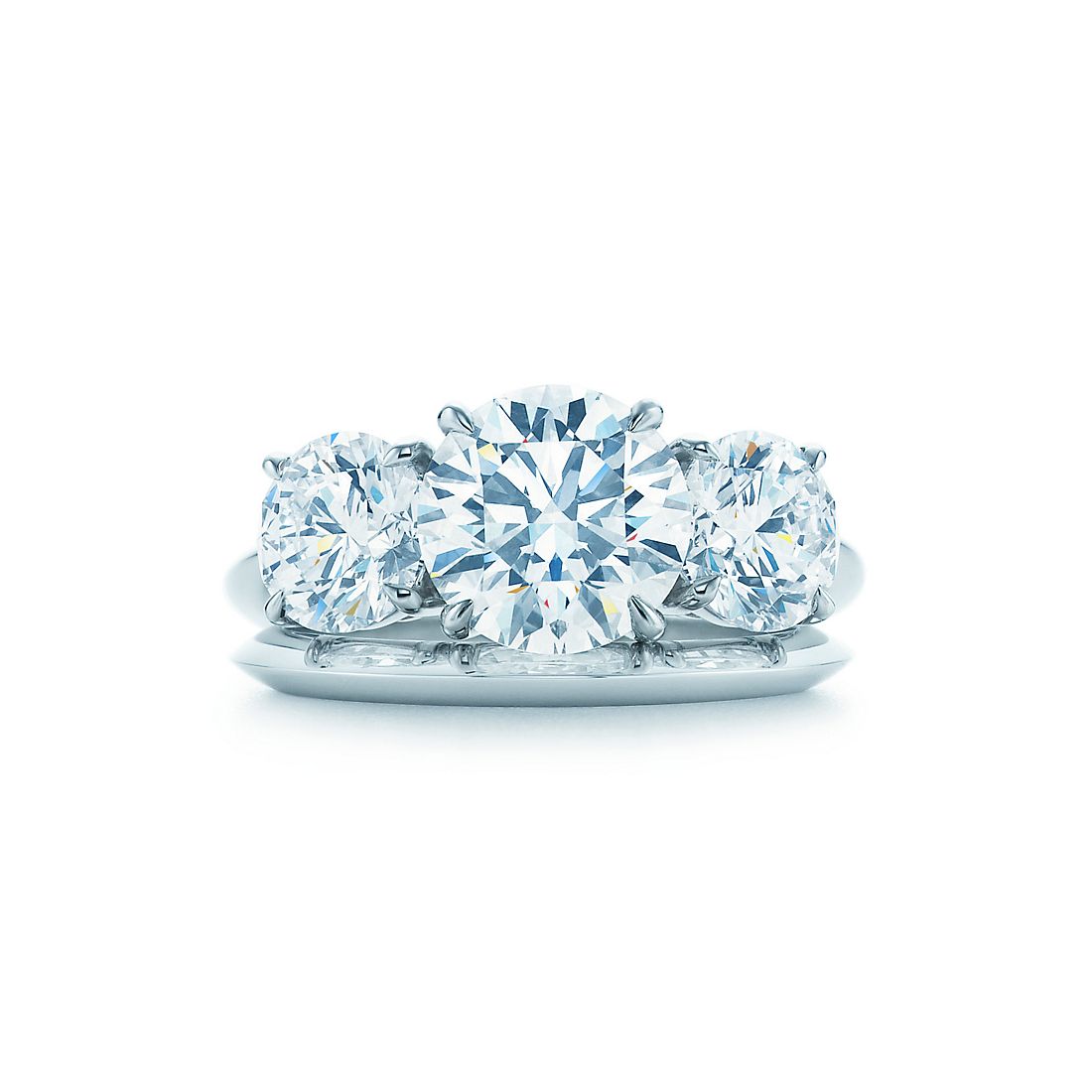 Three Stone Engagement Rings Engagement Rings | Tiffany 